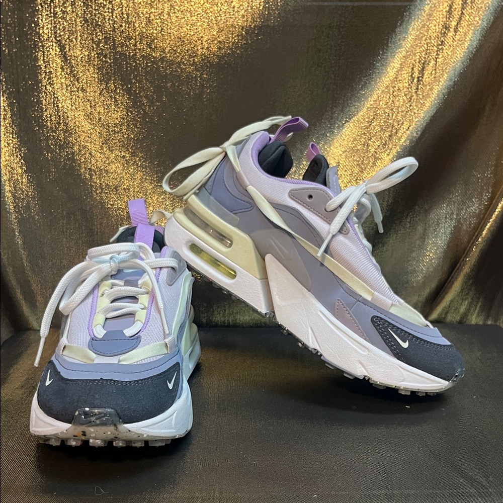 Nike Sneakers in Purple, White, and Black